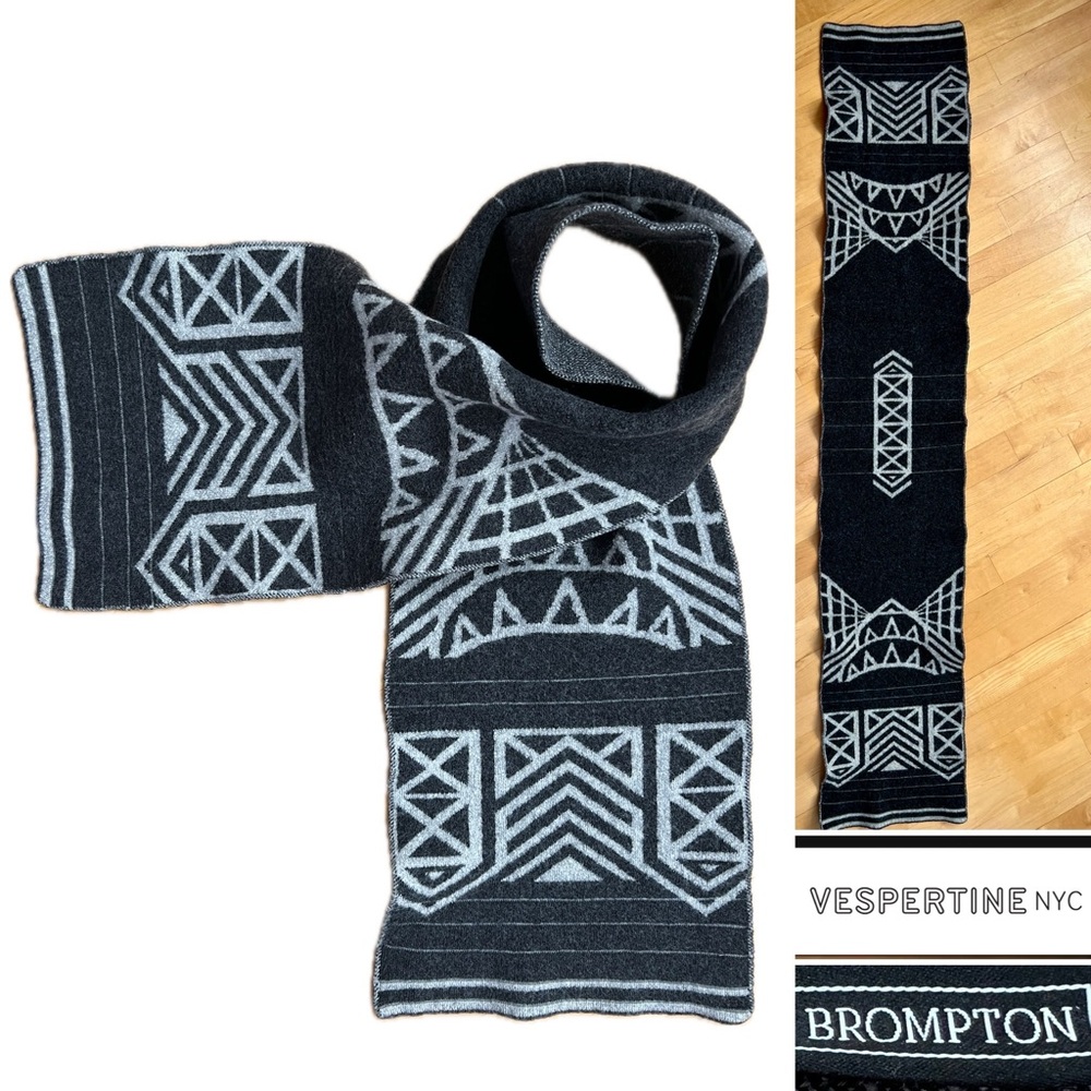 📈Vespertine NYC X Brompton Reflective Merino 3M Scotchlite Limited Edition Scarf
